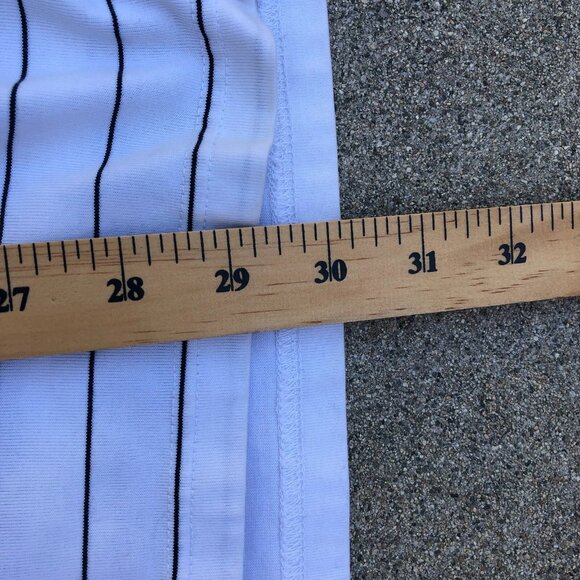 PUMA Striped Polo Shirt MEDIUM Short Sleeve Collar Mens - Picture 7 of 7